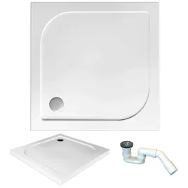 brodzik-kwadratowy-posadzkowy-bialy-tenor-90x90-polimat-gratis-syfon