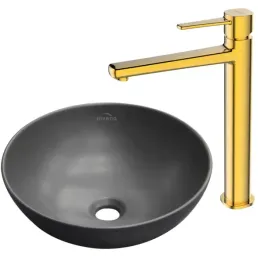 bateria-umywalkowa-wysoka-glamour-gold-umywalka-dokos-czarna