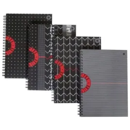 brulion-a4-120k-kratka-red-line-5szt