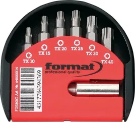 format-64800014-mini-zestaw-6x-bitow-25mm-torx-tx-uchwyt-magnetyczny
