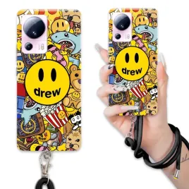 etui-do-xiaomi-13-lite-case-ochrona-smieszne-czarny-crossbody-drew-mix-wz