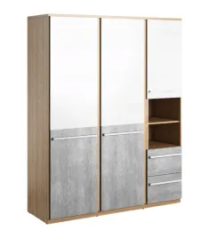 duza-szafa-trzydrzwiowa-z-szufladami-polkami-150cm-dla-dziecka-plano-pn-01