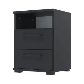 szafka-nocna-40x36-nox-dwie-szuflady-schowek-czarny