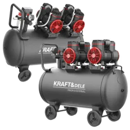 kompresor-warsztatowy-bezolejowy-sprezarka-2-silniki-1450w-100l-8bar-4-tlok
