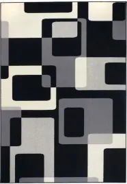 nowoczesny-kremowo-czarny-dywan-do-salonumiekki-wlos-wzor-160x230cm