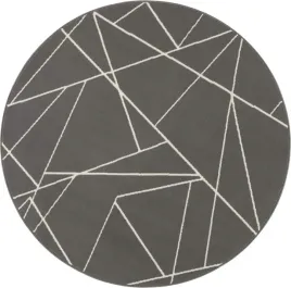okragly-nowoczesny-dywan-do-salonuszaro-kremowy-wzor-geometryczny-140cm