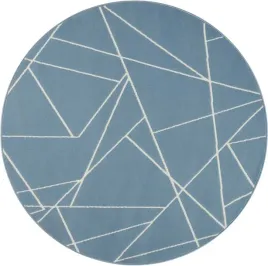okragly-nowoczesny-dywan-do-salonuniebiesko-kremowy-wzor-geometryczny-140c