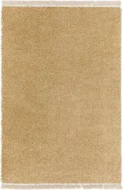 zolto-kremowy-gruby-dywan-shaggy-do-salonuwzor-z-fredzlami-120x170-cm