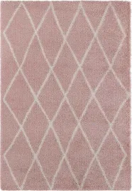 rozowo-kremowy-dywan-do-salonugruby-dywan-shaggy-wzor-boho-80x150-cm