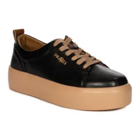 filippo-polbuty-damskie-skorzane-czarno-bezowe-dp6117-24-bk-be-r-41