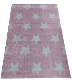 dywan-w-gwiazdki-pudrowy-roz-super-jakosc-133-190