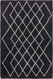 czarno-bialy-gryby-dywan-shaggy-boho-80x150cm