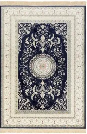tradycyjny-dywan-granatowo-kremowy-z-fredzlaminouristan-195x300cm