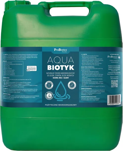 Usuwa muł, glony, osad ze stawu i oczka Na sinice - 20L Klaruje Wodę