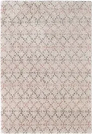 kremowo-rozowy-gruby-dywan-shaggy-boho-200x290cm