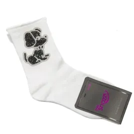 skarpetki-dzieciece-be-snazzy-sk-52-biale-czarny-pies-cekiny