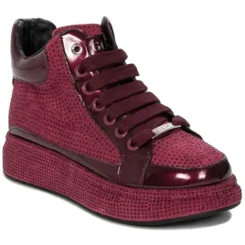 botki-sneakersy-damskie-goe-mm2n4098-bordowe-r-38