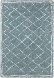 turkusowo-kremowy-dywan-do-salonugruby-dywan-shaggy-wzor-boho-80x150-cm