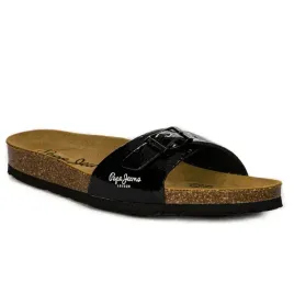 pepe-jeans-klapki-damskie-skorzane-pls90613-999-czarne-r-40