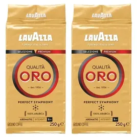 2-kawy-mielone-lavazza-qualita-oro-zlota-arabica-czarne-gold-500g-aksamitne