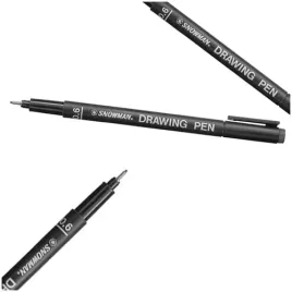 dlugopis-pisak-kreslarski-snowman-0-6-mm-czarny