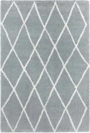 niebieko-kremowy-dywan-do-salonugruby-dywan-shaggy-wzor-boho-80x150-cm