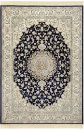 dywan-granatowo-kremowy-tradycyjny-z-wiskozynouristan-135x195cm