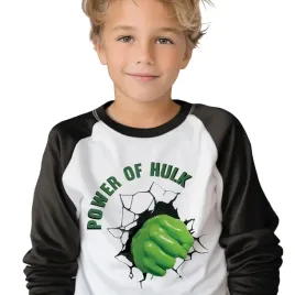 pizama-dziecieca-czarno-biala-power-of-hulk-superbohaterowie-wzory-158-cm