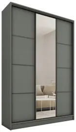 szafa-przesuwna-z-lustrem-150-cm-loft-max-z-polkami-szuflady-drazki-grafit