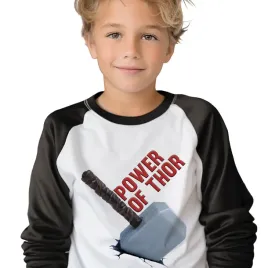 pizama-dziecieca-czarno-biala-power-of-thor-superbohaterowie-wzory-158-cm