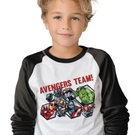 pizama-dziecieca-czarno-biala-avengers-team-superbohaterowie-wzory-158-cm