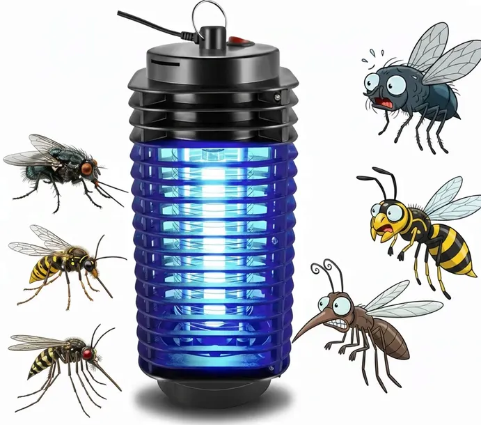 Lampa Owadobójcza UV Na Komary Muchy Owady Skuteczna Mocna JY618