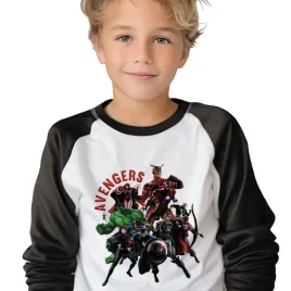 pizama-dziecieca-czarno-biala-avengers-superbohaterowie-mix-wzorow-152-cm