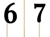 numery-na-stol-czarne-24-26cm-stan-nowy