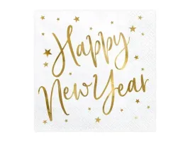 serwetki-sylwestrowe-papierowe-happy-new-year-bialy-33x33cm-20-szt