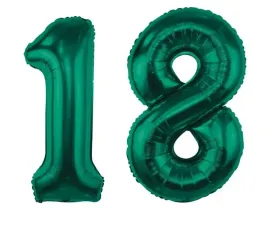 balony-na-18-urodziny-butelkowa-zielen-duze-85-cm-osiemnastka-na-hel