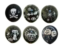 balony-halloween-czarne-z-nadrukiem-6szt-dekoracja-na-halloween