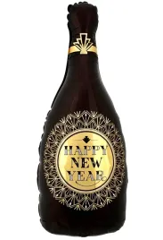 balon-szampan-happy-new-sylwester-butelka-czarna-sylwestrowe-dekoracje