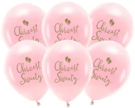 balony-lateksowe-chrzest-swiety-rumiany-rozowy-33cm-6-sztuk