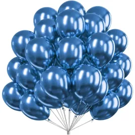 niebieski-chrom-balony-gumowe-26-cm-50-szt
