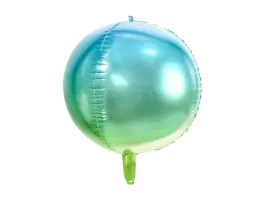 balon-foliowy-kula-ombre-niebiesko-zielony-35cm