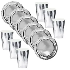 komplet-srebrne-talerzyki-kubeczki-papierowe-jednorazowe-12-elementow