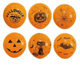 balony-halloween-pomaranczowe-z-nadrukiem-6szt-zestaw-dekoracje-andrzejki