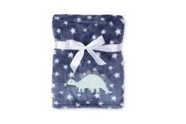 kocyk-z-haftem-75x100-ricco-niebieski-z-dinozaurem