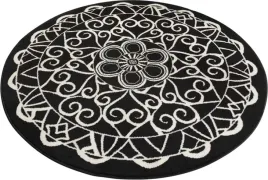 okragly-nowoczesny-dywan-do-salonuczarno-kremowy-wzor-mandala-140cm