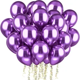 fioletowe-balony-chrom-shiny-glossy-gumowe-26-cm-100-szt