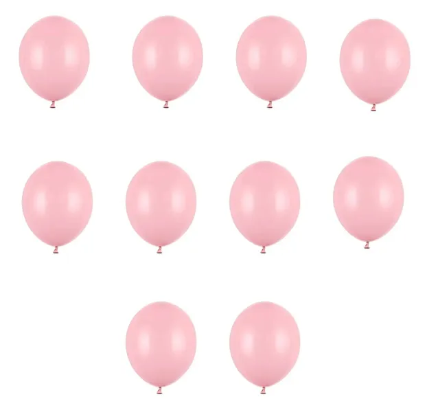 małe balony matowe różowe 5' (12cm) - 10 szt
