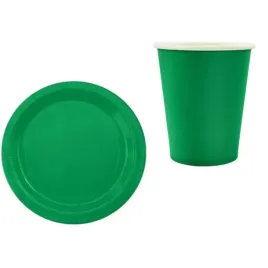 komplet-talerzyki-i-kubeczki-papierowe-zielone-jednorazowe-12-szt