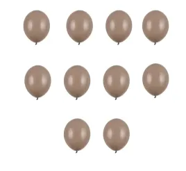 male-balony-brazowe-pastelowe-cappuccino-5-12cm-10-szt