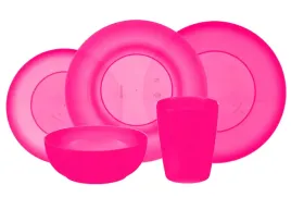 talerze-dla-dzieci-serwis-plastikowy-5el-czerwony
